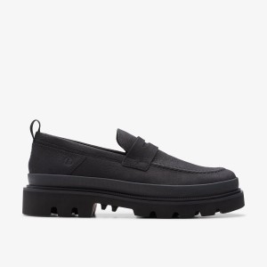 Clarks Badell Step Black Nubuck Erkek Elbise Ayakkabısı Siyah | 16073NRDY