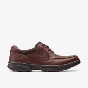 Clarks Bradley Vibe Tan Tumbled Erkek Elbise Ayakkabısı Kahverengi | 39620LGHY