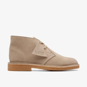 Clarks Desert Boot Older Sand Çocuk Orijinal Ayakkabı Kahverengi | 31705GTJO