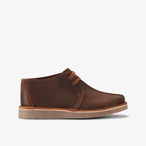 Clarks Desert Trek Older Beeswax Çocuk Orijinal Ayakkabı Beeswax | 50196KERB