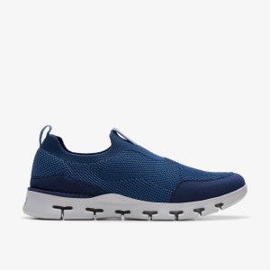 Clarks Nature X Ease Navy Erkek Spor Ayakkabı Lacivert | 32857ZUEG