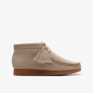 Clarks Wallabee Boot Older Sand Çocuk Orijinal Ayakkabı Kahverengi | 83904CUKW